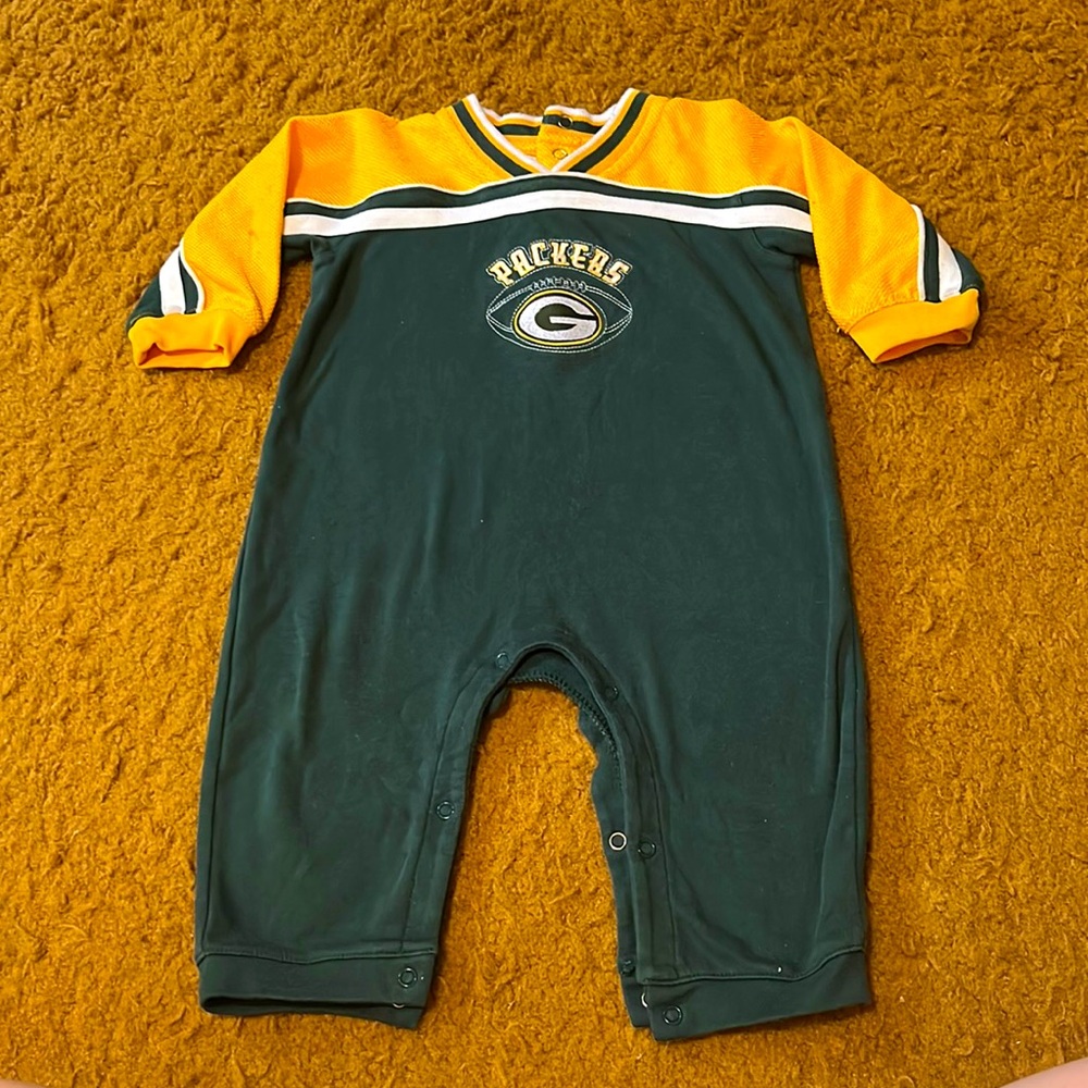 Vintage Green Bay Packers romper